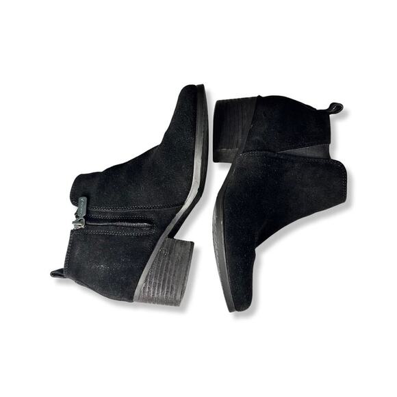 Blondo Shoes - Blondo USA Valli Waterproof Bootie Black Nubuck Ankle Boot Women’s Size 6